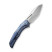 Ніж складаний туристичний Weknife Ignio Mystery Box, (8.39 см) CPM 20CV / 6AL4V Titanium синій