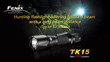 Тактичний ліхтар Fenix TK15 Cree XP-G2 R5 LED, сірий, 450 люмен