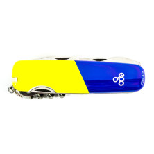 Ніж Ego tools A01. 11 синьожовтий (подряпини на рукояті)