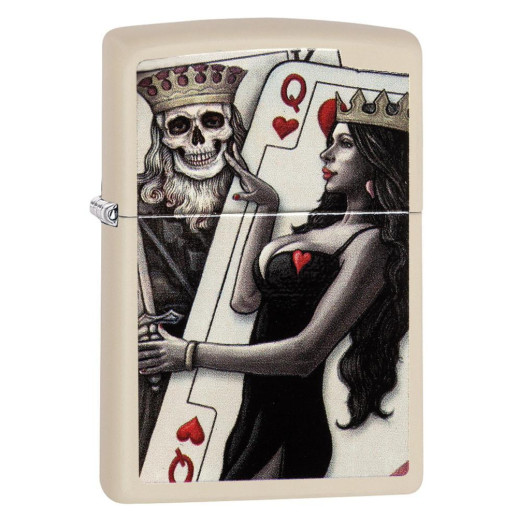 Запальничка Zippo 49453 Skull King Queen Beauty 49942