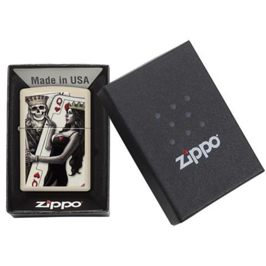 Запальничка Zippo 49453 Skull King Queen Beauty 49942