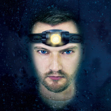 Налобний ліхтар Fenix HL25 XP-G2 (R5), сірий