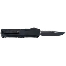 Ніж Microtech Combat Troodon Gen 3 Interceptor Black Blade, Black Handle Signature Series Tactical black