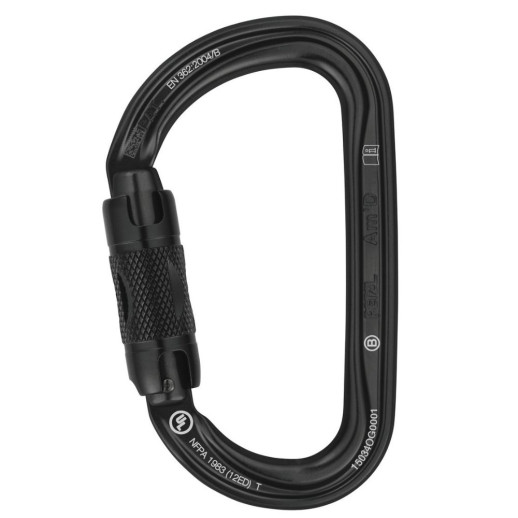 Карабін PETZL Am'D Screw-lock black (M34ASLN)
