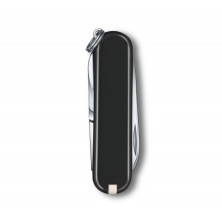 Ніж-брелок Victorinox Classic SD Colors, Dark Illusion, Gift Box (0.6223.3 G) 7 функцій, 58 мм, чорний