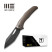 Ніж складаний туристичний Weknife Ignio Mystery Box, (8.4 см) CPM 20CV / титан 6AL4V бронзовий