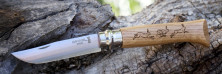 Ніж Opinel №8 VRI Animalia, дуб, Заєць