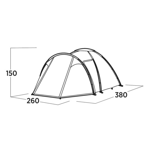Намет чотиримісний Easy Camp Lomsdal 4 (120480)