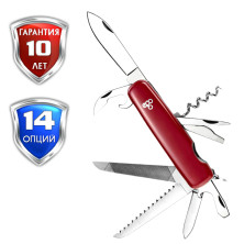 Ніж Ego tools A01. 11. 2 Червоний (подряпини на рукояті)