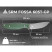 Ніж з чохлом туристичний SRM Fossa 605T-GP, (8.8 см) 14C28N / G10 зелений