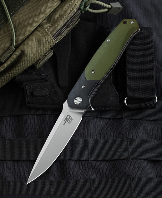 Ніж складаний Bestech Knives SWORDFISH black and green BG03A