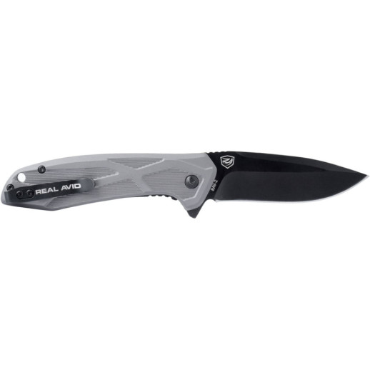 Ніж Real Avid RAV-2, Black Oxide, Aluminum grey