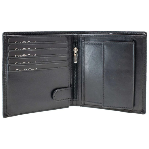 Портмоне чоловіче шкіряне Semi Line RFID Black (P8268-0)