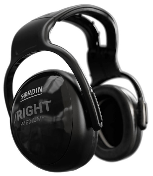 Навушники Sordin left/RIGHT, Medium середній рівень шуму чорний (62000-04-S)