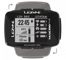 Комп'ютер Lezyne GPS MACRO PLUS GPS чорний