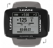 Комп'ютер Lezyne GPS MACRO PLUS GPS чорний