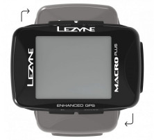 Комп'ютер Lezyne GPS MACRO PLUS GPS чорний