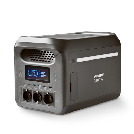 Портативна зарядна стація VIDEX OASIS 1800W (VPS-SG1-1KW8)