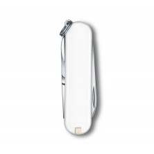 Ніж-брелок Victorinox Classic SD Colors, Falling Snow, Gift Box (0.6223.7 G) 7 функцій, 58 мм, білий