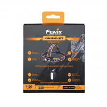 Ліхтар налобний Fenix HM65R + Ліхтар універсальний Fenix E-LITE (вскрита упаковка)