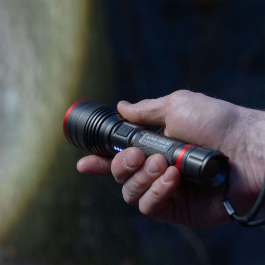 Ліхтар тактичний Falcon Eye Alpha 1000 RC (1000 Lm) Focus Rechargeable Type-C (FHH0122)