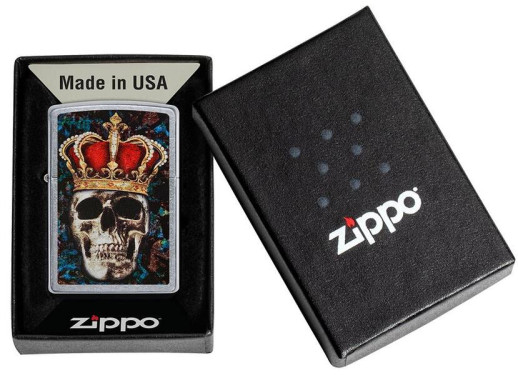 Запальничка Zippo 207 Skull King Design (49666)