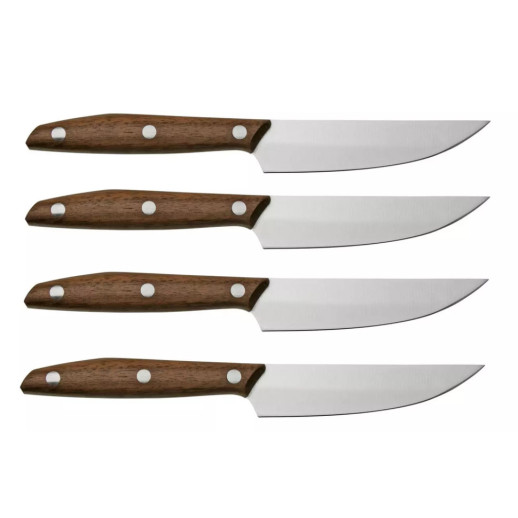 Набір ножів Due Cigni "1896" Steak America Walnut Handle
