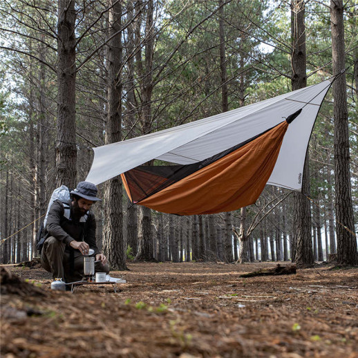 Гамак з навісом Naturehike Shelter camping Canopy Hammock NH20ZP092 Помаранчевий