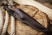 Ніж Kizlyar Supreme Corsair сатин, сталь AUS8, дерево, шкіряний чохол