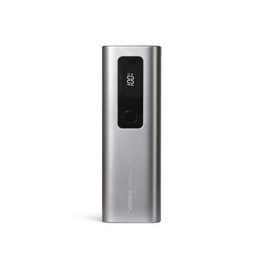 Повербанк 20000mAh VIDEX VPB-366 PD100W Grey