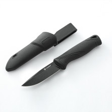 Ніж Ganzo G807BW-BK чорний з чохлом