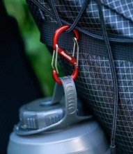 Карабін багатофункціональний Naturehike S-type NH20GS004, 50 мм, 2 шт, червоний