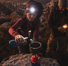 Ліхтар налобний Naturehike Xinghang IPX7 3A battery NH18T003-C Помаранчевий