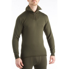 Термофутболка Aclima HotWool 230 GR Polo W /Zip Unisex OliveNight XXXL