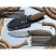 Ніж з чохлом туристичний SRM Fossa 605T-MW, (8.8 см) 14C28N / Micarta коричневий