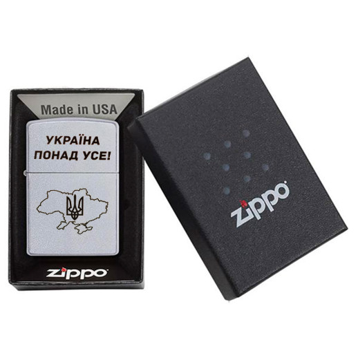 Запальничка Zippo 205 P Україна понад усе