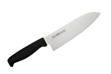 Ніж кухонний Tojiro Color Molybdenum Vanadium Steel Santoku 170mm Black F-262BK