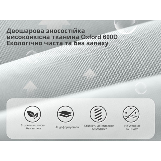 Стілець складаний Naturehike CNK23JU0001, світло-сірий