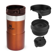 Термочашка Stanley Classic Never Leak-помаранчева-0.25 л.