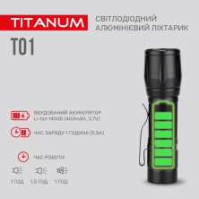 Портативний світлодіодний ліхтарик TITANUM TLF-T01 120Lm 6500K