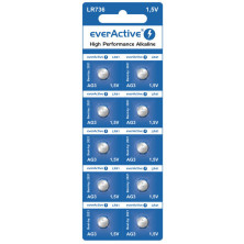 Батарейка лужна everActive LR41 /LR736 /G3, 1.5 V, блістер 10шт