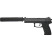 Пістолет страйкбольний ASG DL 60 SOCOM Spring кал.6 мм Black
