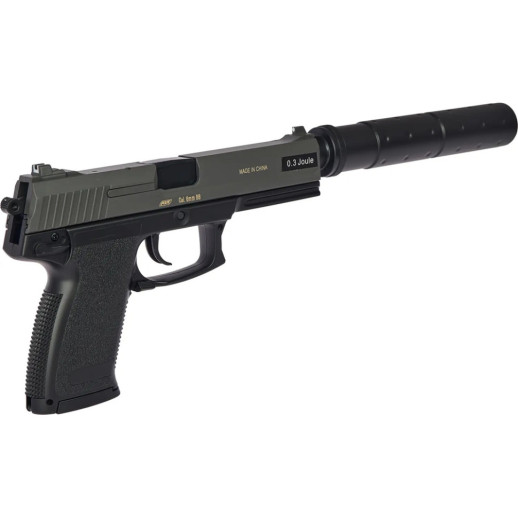 Пістолет страйкбольний ASG DL 60 SOCOM Spring кал.6 мм Black