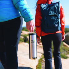 Термобутилка Klean Kanteen tkwide loop Cap матова нержавіюча сталь 592 мл