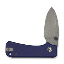 Ніж складаний кишеньковий Civivi Baby Banter Slip Joint (6 см) Nitro-V / G10 синій