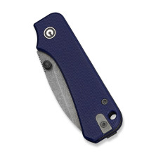 Ніж складаний кишеньковий Civivi Baby Banter Slip Joint (6 см) Nitro-V / G10 синій