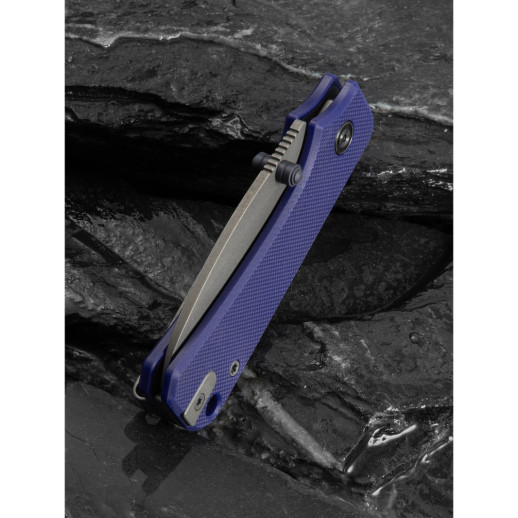 Ніж складаний кишеньковий Civivi Baby Banter Slip Joint (6 см) Nitro-V / G10 синій