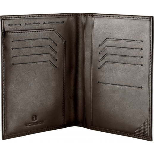 Портмоне шкіряне Victorinox Altius Edge /Dark Earth Leibnitz коричневе (Vt605333)