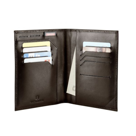 Портмоне шкіряне Victorinox Altius Edge /Dark Earth Leibnitz коричневе (Vt605333)