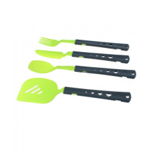 Набір столових приборів з лопаткою Summit 4pc Cutlery & Spatula Set Lime (4 предмета)